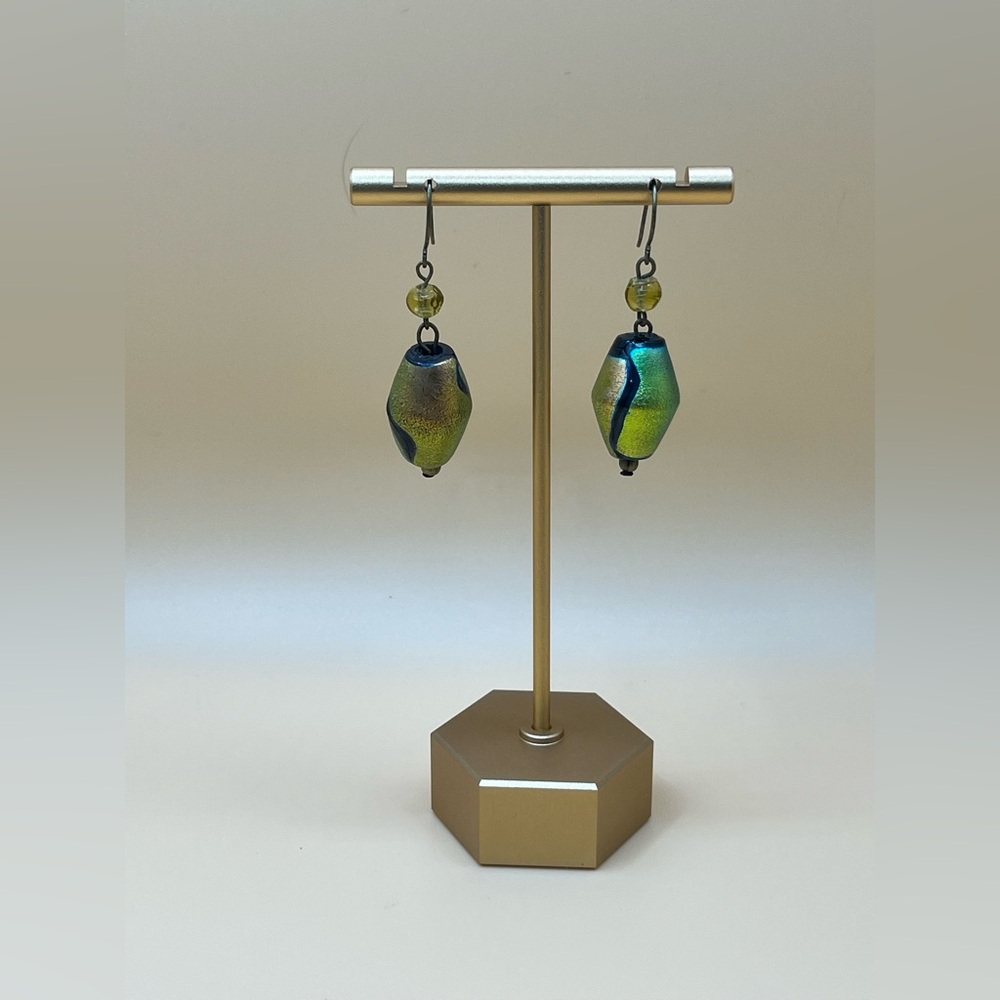 Vintage Clay Beaded Earrings